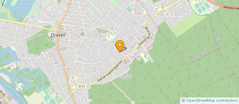 localisation de l'entreprise DEV EXPERT IMMO à DRAVEIL