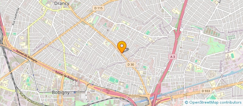 localisation de l'entreprise DEV FIBER  DRANCY