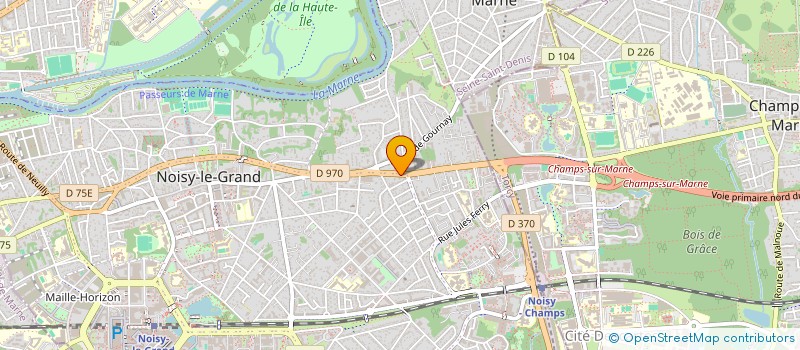 localisation de l'entreprise DEV GLOBAL  JONQUIERES-SAINT-VINCENT