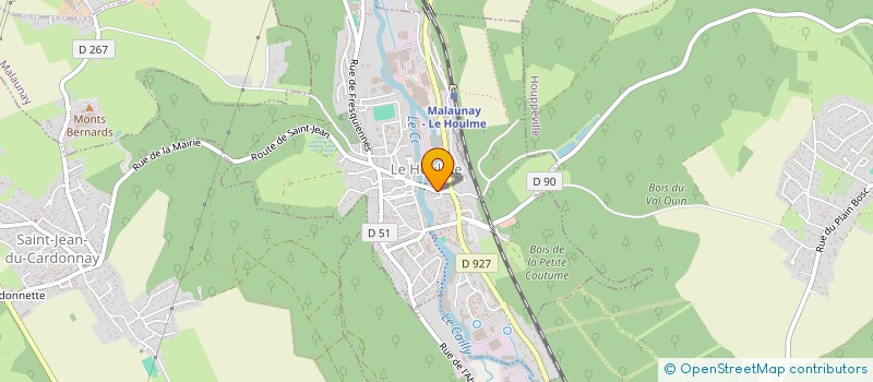 localisation de l'entreprise DEV'HORIZON  LE HOULME