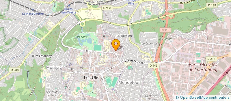 localisation de l'entreprise DEV PEGUY VTC  LES ULIS