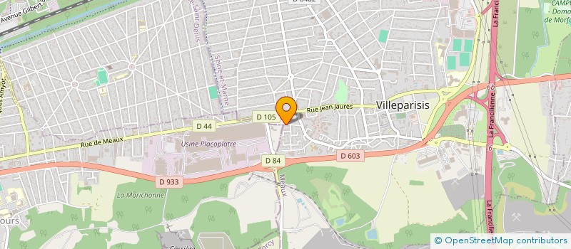 localisation de l'entreprise DEV PRENUIM LOGISTICS à VILLEPARISIS