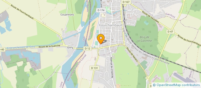 localisation de l'entreprise DEV RACING KART  FOURCHAMBAULT