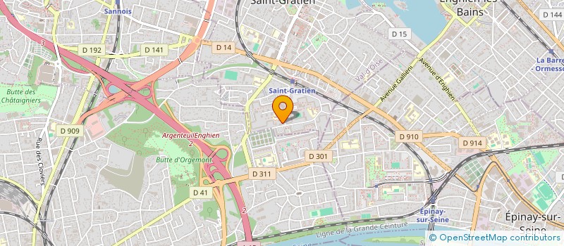 localisation de l'entreprise DEV TRANS  SAINT-GRATIEN