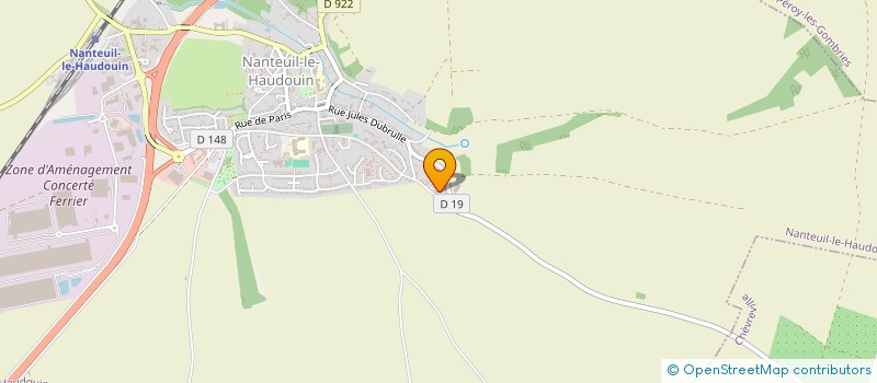 localisation de l'entreprise DEV VIP TRANSFER  NANTEUIL-LE-HAUDOUIN