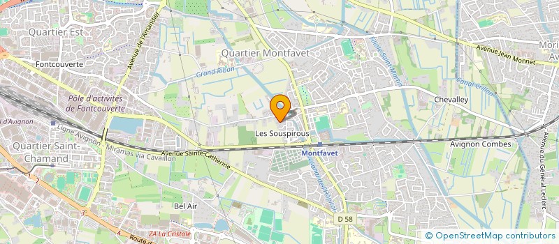 localisation de l'entreprise DEV WORK INTERNATIONAL  AVIGNON