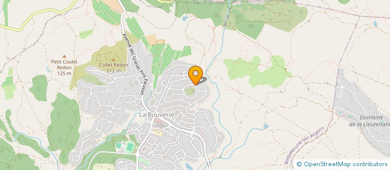 localisation de l'entreprise DEV1  ROQUEBRUNE-SUR-ARGENS