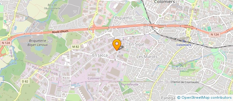 localisation de l'entreprise DEV2 à COLOMIERS