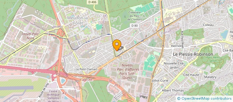 localisation de l'entreprise DEV2J CONSULTING à CLAMART