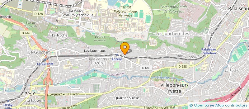 localisation de l'entreprise DEV2RUN à PALAISEAU