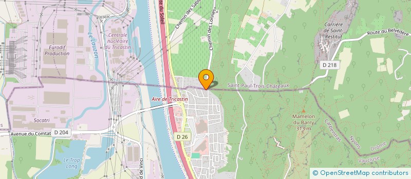 localisation de l'entreprise DEVA  SAINT-PAUL-TROIS-CHATEAUX