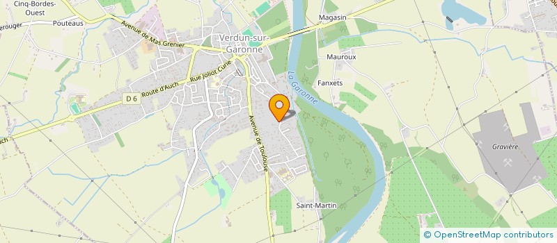 localisation de l'entreprise DEVA  VERDUN-SUR-GARONNE