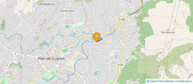 localisation de l'entreprise DEVA  ALLAUCH