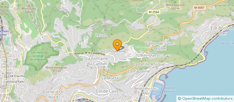 localisation de l'entreprise DEVA à VILLEFRANCHE-SUR-MER