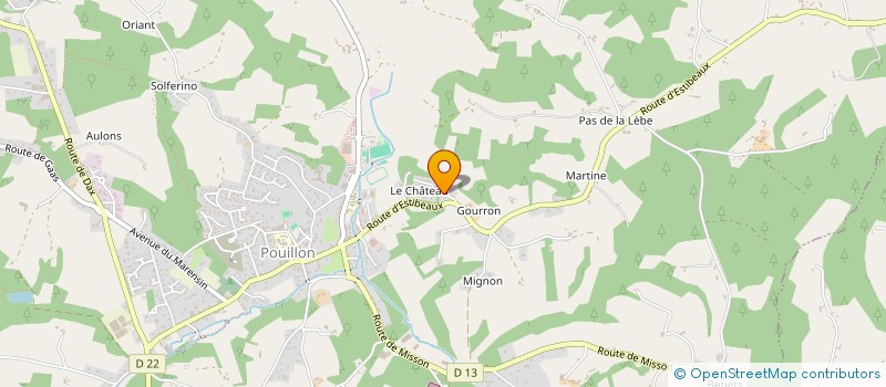localisation de l'entreprise DEVA à POUILLON