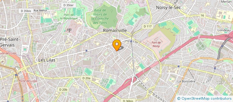 localisation de l'entreprise DEVA à ROMAINVILLE