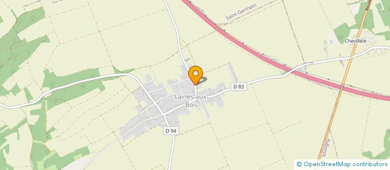 localisation de l'entreprise DEVA DANSE ET VOCATIONS ARTISTIQUES  LAINES-AUX-BOIS