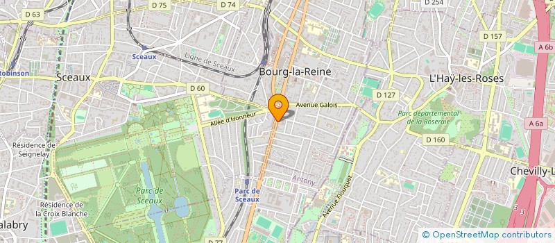 localisation de l'entreprise DEVA-LOISIRS à BOURG-LA-REINE