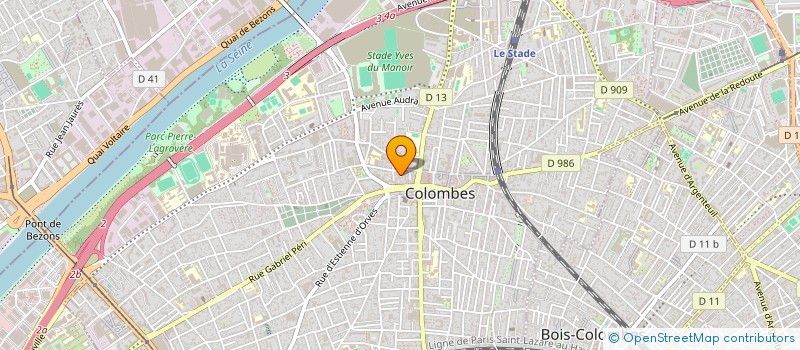 localisation de l'entreprise DEVA PARIS à COLOMBES