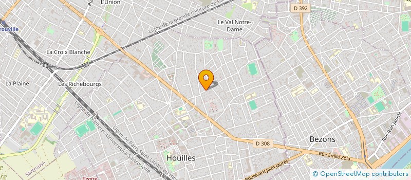 localisation de l'entreprise DEVA PRO SERVICES  HOUILLES