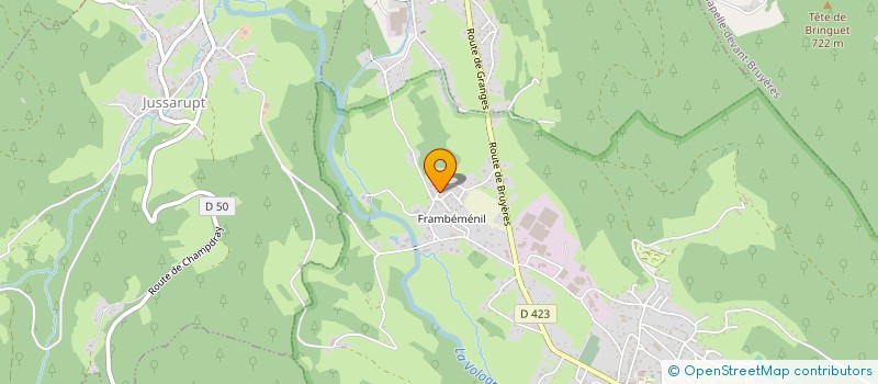 localisation de l'entreprise DEVAIILLANT  GRANGES-AUMONTZEY