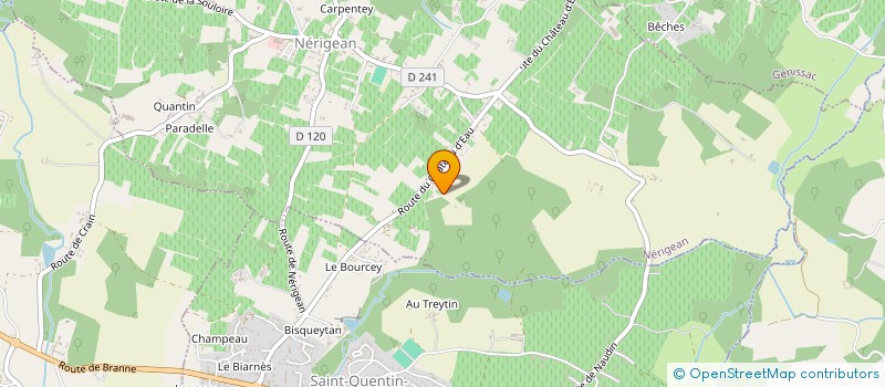 localisation de l'entreprise DEVAL TRAITEUR à SAINT-GERMAIN-DU-PUCH