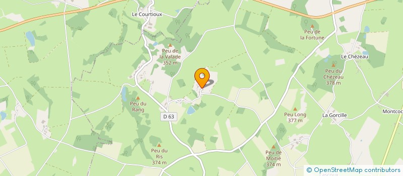localisation de l'entreprise DEVALEF à SAINT-AMAND-MAGNAZEIX