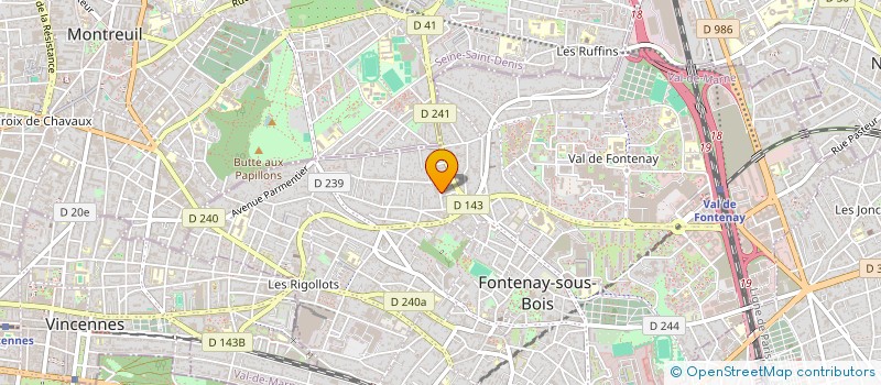 localisation de l'entreprise DEVALENSE GROUP à FONTENAY-SOUS-BOIS