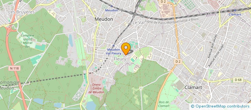 localisation de l'entreprise DEVALEUR CONSEIL  MEUDON