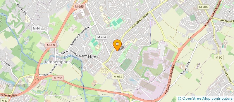 localisation de l'entreprise DEVALINVEST  HEM