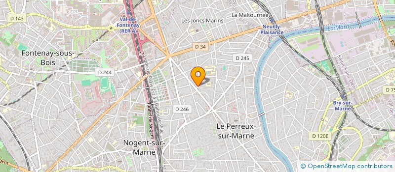 localisation de l'entreprise DEVALZ & FILS  LE PERREUX-SUR-MARNE