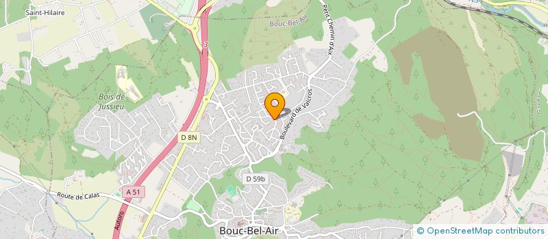 localisation de l'entreprise DEVAN à BOUC-BEL-AIR