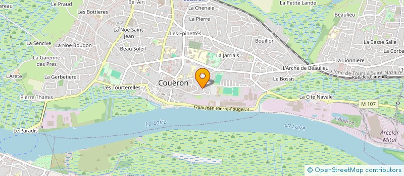 localisation de l'entreprise DEVANNE à COUERON