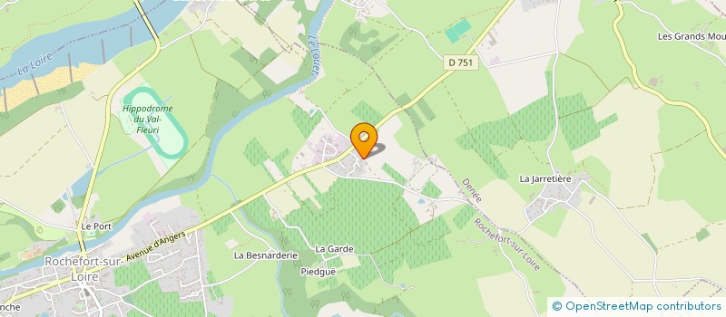 localisation de l'entreprise DEVANNE LOCATION MATERIELS TP  VAL-DU-LAYON