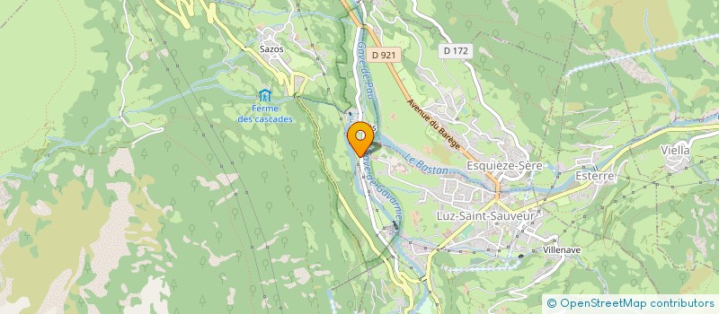 localisation de l'entreprise DEVARS FOUCHER  LUZ SAINT-SAUVEUR