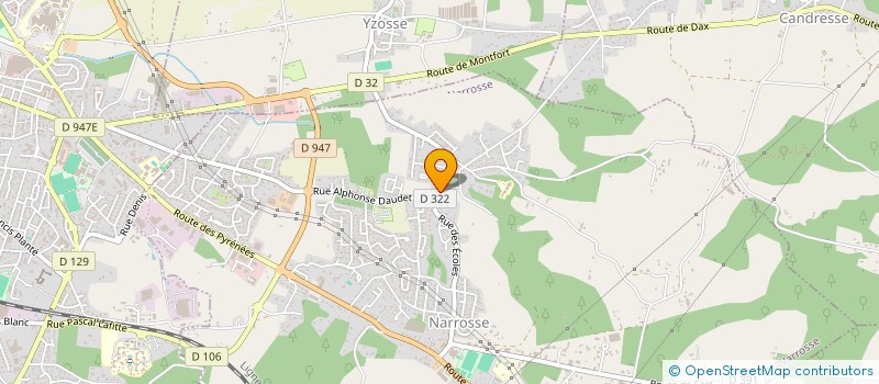 localisation de l'entreprise DEVAS  NARROSSE