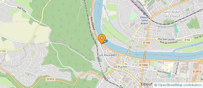 localisation de l'entreprise DEVATECH à ELBEUF