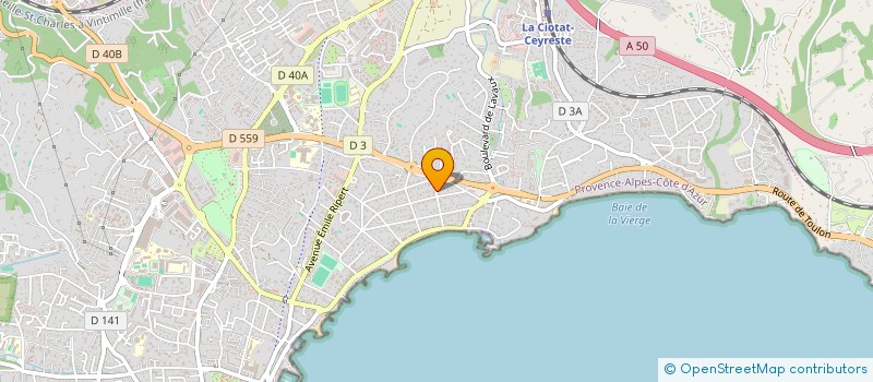 localisation de l'entreprise DEVAU-LAMY  LA CIOTAT