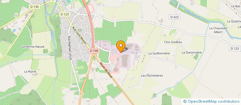 localisation de l'entreprise DEVAUCHELLE à BRISSAC LOIRE AUBANCE