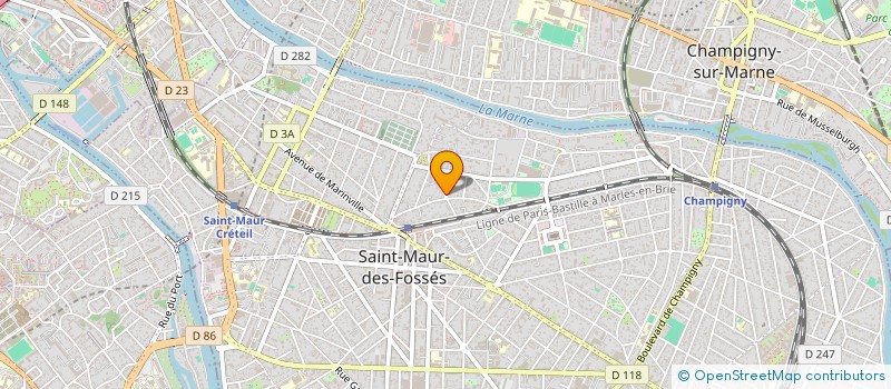 localisation de l'entreprise DEVAUCHELLE WULFRAN MIKOLAJCZYK MELISSA à SAINT-MAUR-DES-FOSSES