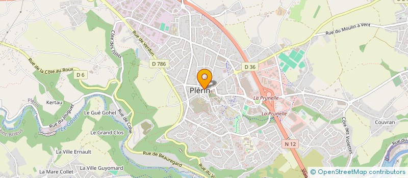 localisation de l'entreprise DEVAUX à PLERIN