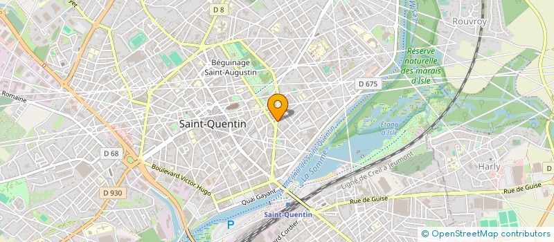 localisation de l'entreprise DEVAUX LOC à SAINT-QUENTIN