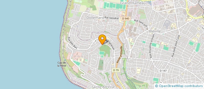 localisation de l'entreprise DEVAUX RENALD  SAINTE-ADRESSE