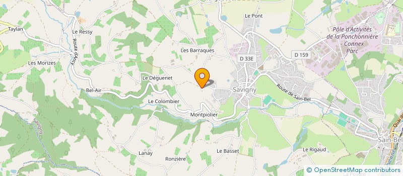 localisation de l'entreprise DEVAUX ROSTAING  SAVIGNY