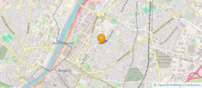 localisation de l'entreprise DEVAUX ROULLIER INDIVISION à ANGERS