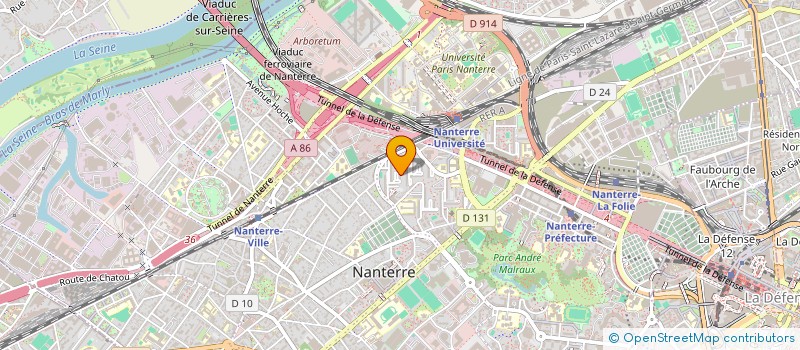 localisation de l'entreprise DEVB CONSULTING  NANTERRE
