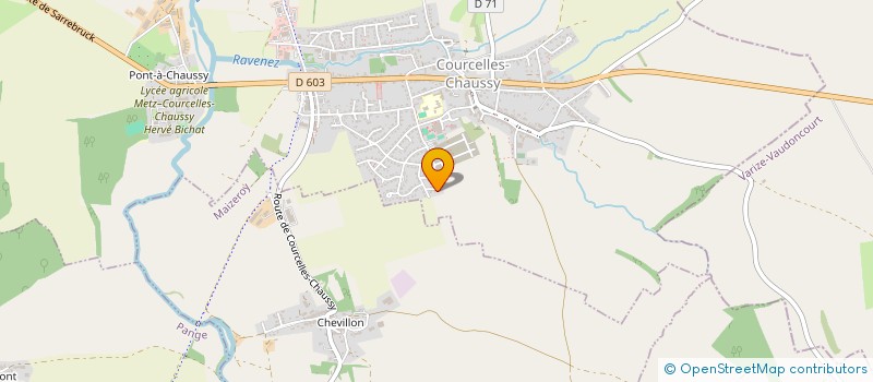 localisation de l'entreprise DEVCLIC à COURCELLES-CHAUSSY