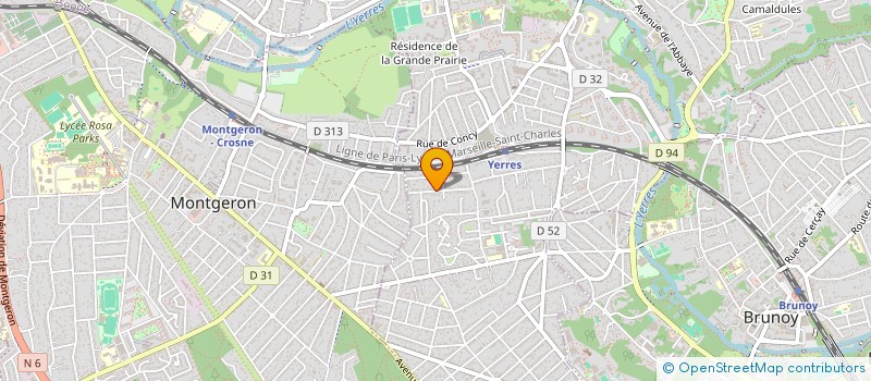 localisation de l'entreprise DEVCO  YERRES