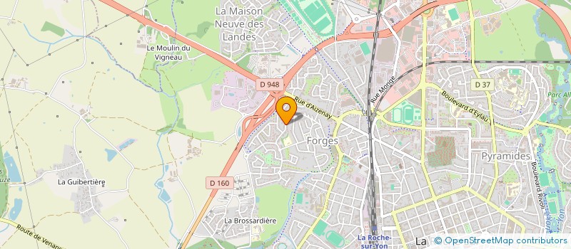 localisation de l'entreprise DEVCO-AGRO à LA ROCHE-SUR-YON