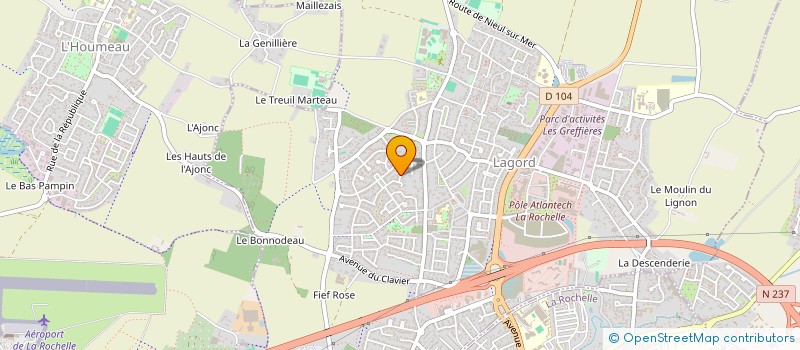 localisation de l'entreprise DEVCOM  AIGREFEUILLE-D'AUNIS